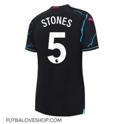 Dres Manchester City John Stones #5 Tretina pre Ženy 2023-24 Krátky Rukáv